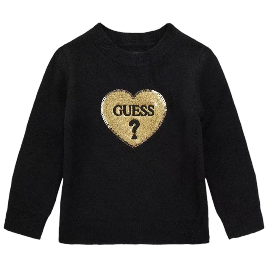 Maglione logo cuore Guess Kids | K4BR02/Z3220JBLK
